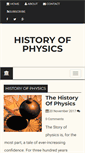 Mobile Screenshot of history-of-physics.com