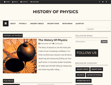 Tablet Screenshot of history-of-physics.com